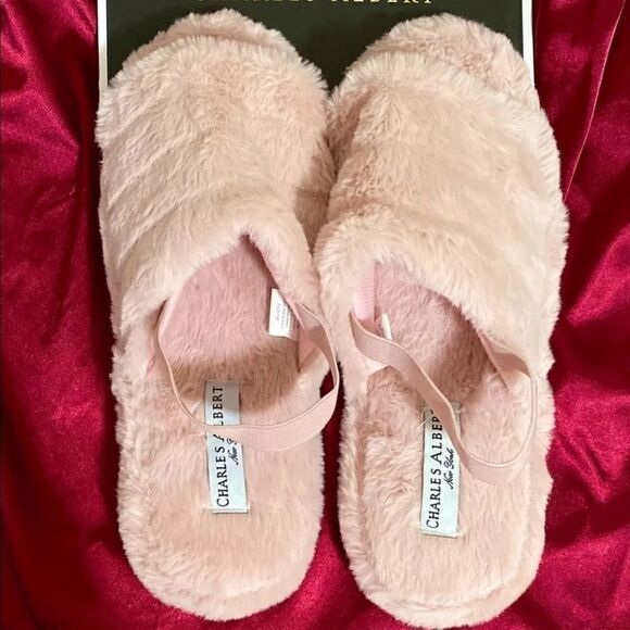 New Charles Albert Cushion Slippers Size 7-8 - Picture 2 of 5